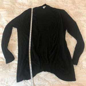 🖤 black open cardigan